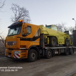 Laweta ciężarowa do przewozu maszyn budowlanych i sprzętu. Laweta ciężarowa do transportu maszyn budowlanych Warszawa